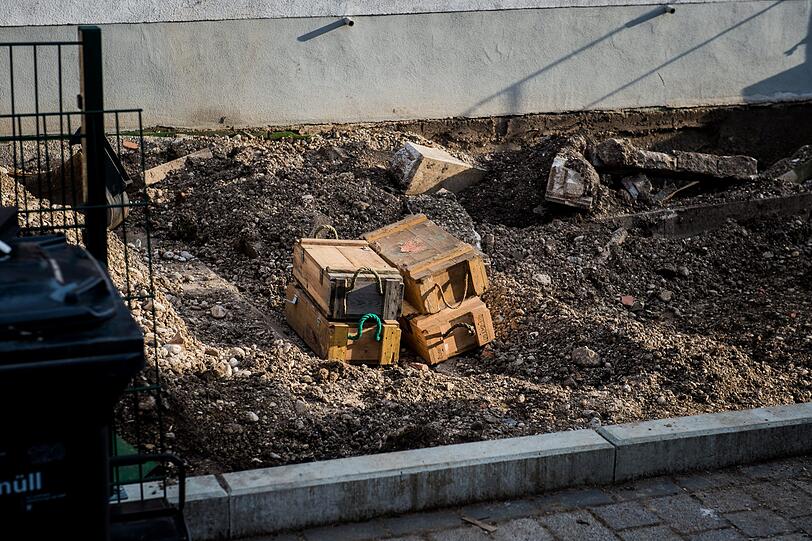 Ein Jahr Freimanner Munitionsfund. Die Bilder von der Bergung und was aus dem Garten wurde.