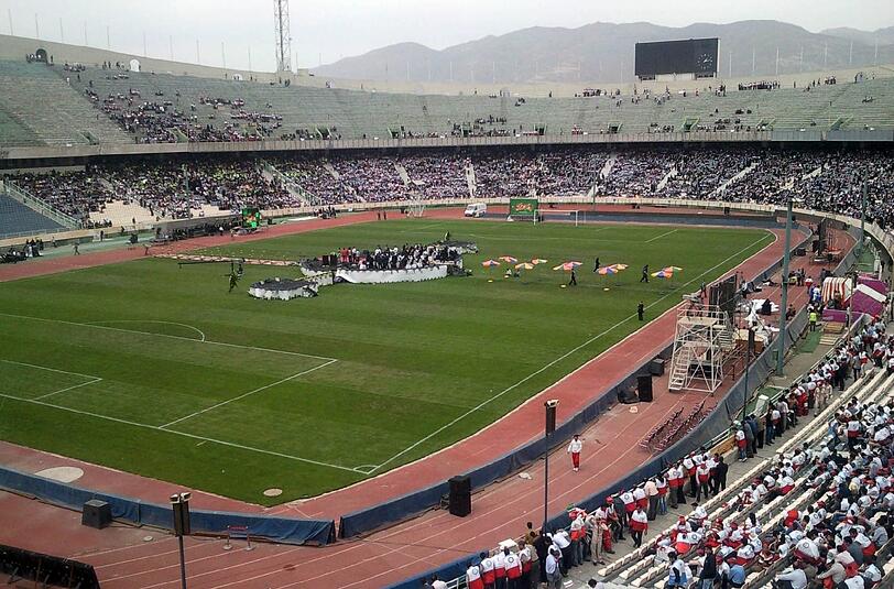 Platz 15 - Azadi-Stadion
Ort: Teheran (Iran)
Plätze: 95.225
Teams: Esteghlal, Persepolis
Eröffnung: 18. Oktober 1973
