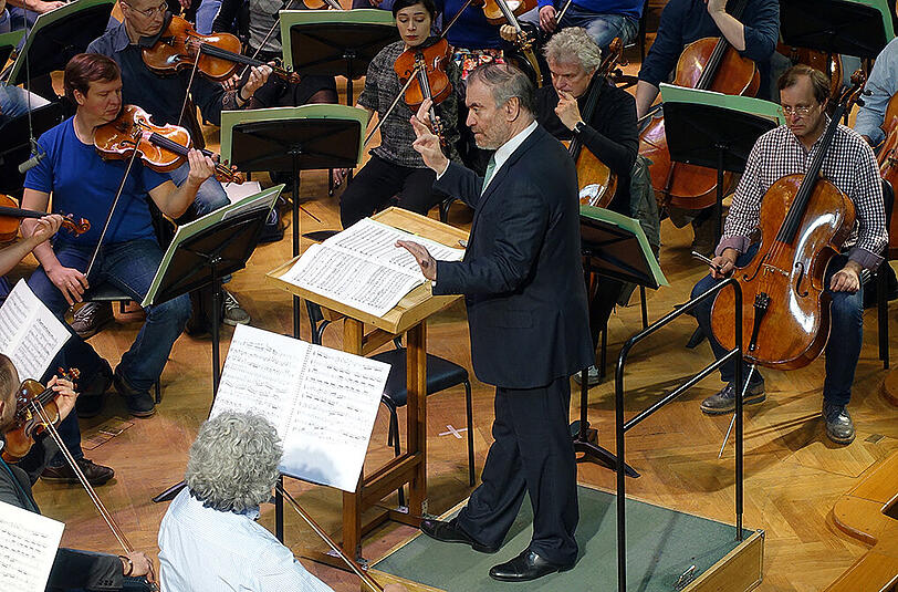 Die Münchner Philharmoniker zu Gast in München. Die Bilder von Konzert und Generalprobe.