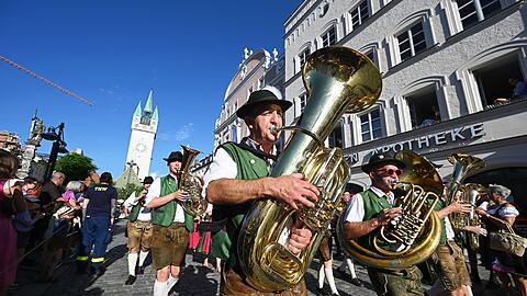 Ein Volksfest ohne Blasmusik? Unvorstellbar in Bayern.