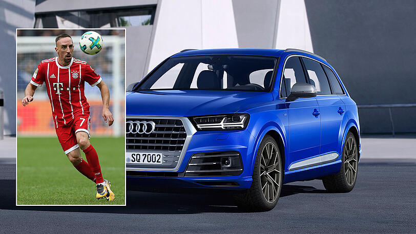 Franck Ribéry: SQ7 (Sepanblau Perleffekt).