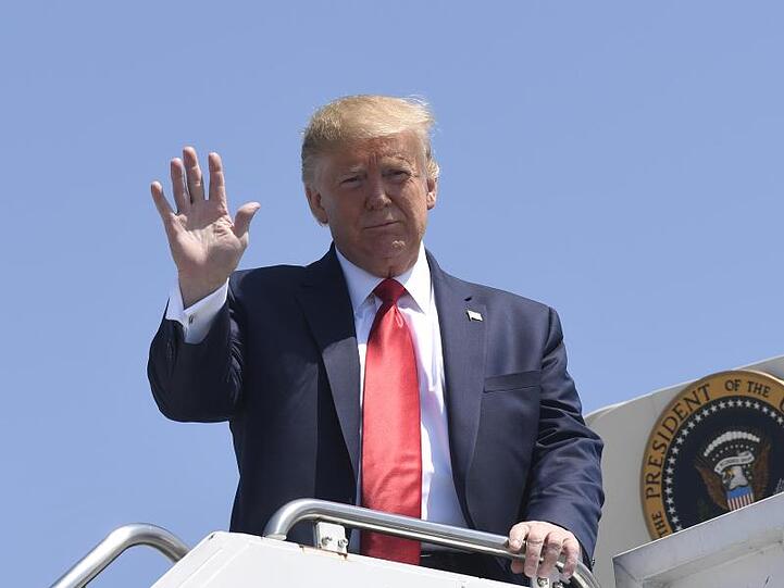 "Persönliches Treffen?": Donald Trump.