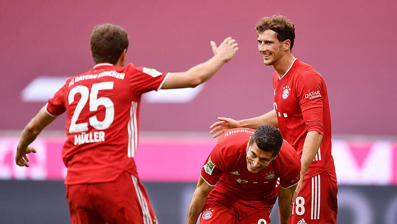 Gegen Moskau zur Halbzeit ausgewechselt: Thomas Müller (links) und Leon Goretzka (rechts).