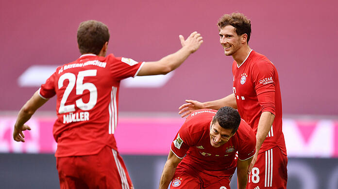 Gegen Moskau zur Halbzeit ausgewechselt: Thomas Müller (links) und Leon Goretzka (rechts).