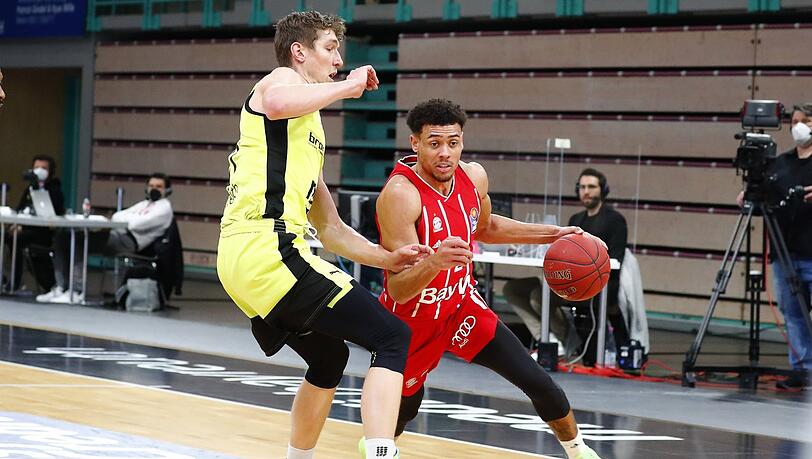 Bayerns Topscorer in Bayreuth: Wade Baldwin (r.).