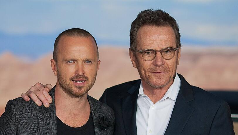 Aaron Paul (li.) und Bryan Cranston kehren in ihren "Breaking Bad"-Paraderollen zurück.