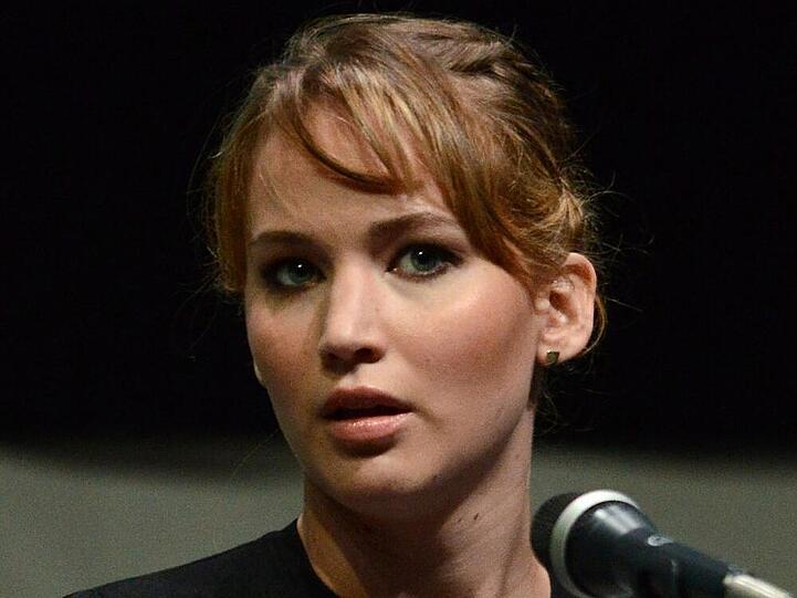 Jennifer Lawrence bei der Comic-Con International in San Diego/Kalifornien