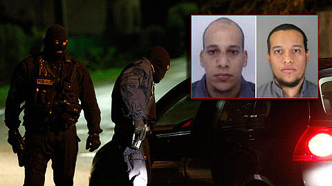Noch immer sind die Kouachi-Brüder auf der Flucht: Langsam wird klar: Die Attentäter konnten den Anschlag unter anderem deshalb so präzise verüben weil einer von ihnen zuvor bei Al-Kaida ein Terrortraining absolviert haben soll.