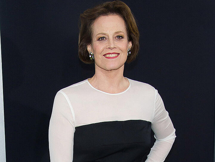 Sigourney Weaver bei der Premiere von "Chappie" in New York City