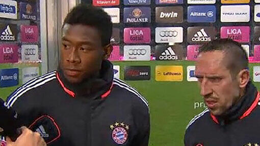 David Alaba (l.) und sein Kumpel Franck Ribery. David Alaba (l.) und sein Kumpel Franck Ribery.