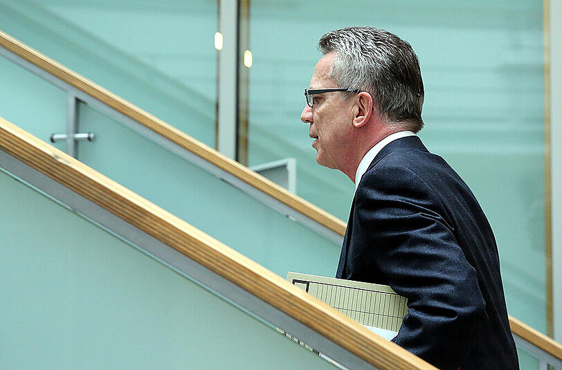 Steht im Zentrum des Koalitionsstreits: Innenminister Thomas de Maiziere (CDU)