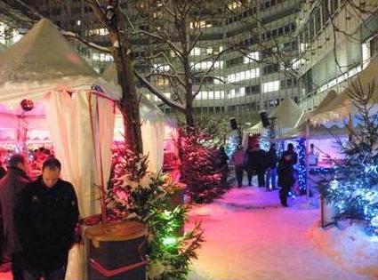 Beim Weihnachtszauberwald im Viertel lag das eine oder andere Jahr auch schon Schnee. In diesem Jahr sieht es allerdings schlecht aus.