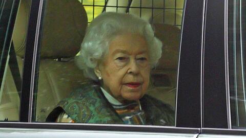 Die Queen auf dem Weg zurück nach Schloss Windsor.