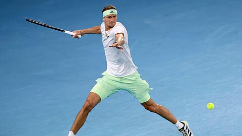 Alexander Zverev gewann sein Viertelfinale gegen Carlos Alcaraz in vier Sätzen.