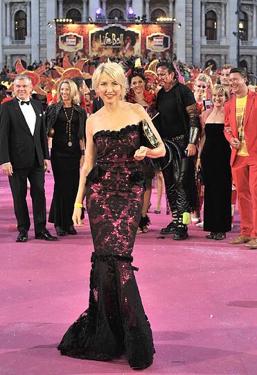 Auch US-Superstar Heather Mills war extra zum Life Ball nach Wien gekommen.