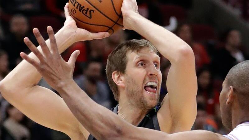 Ist erenut beim NBA-Allstarwochenende dabei: Dirk Nowitzki. Ist erenut beim NBA-Allstarwochenende dabei: Dirk Nowitzki.