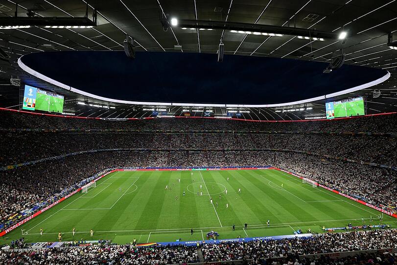Die Münchner Arena ist Schauplatz des Halbfinales zwischen Spanien und Frankreich. Das Duell ist der EM-Abschluss für die bayerische Landeshauptstadt.