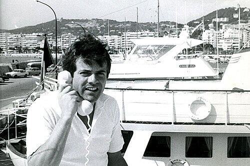 Michael Graeter in den 70er Jahren in Cannes: immer auf der Suche nach den Schönen und Reichen