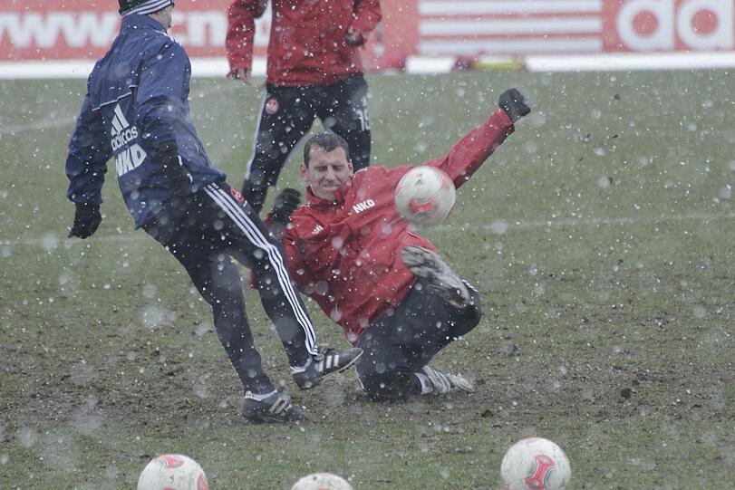 Dienstagtraining nach dem 2:2 gegen Hannover