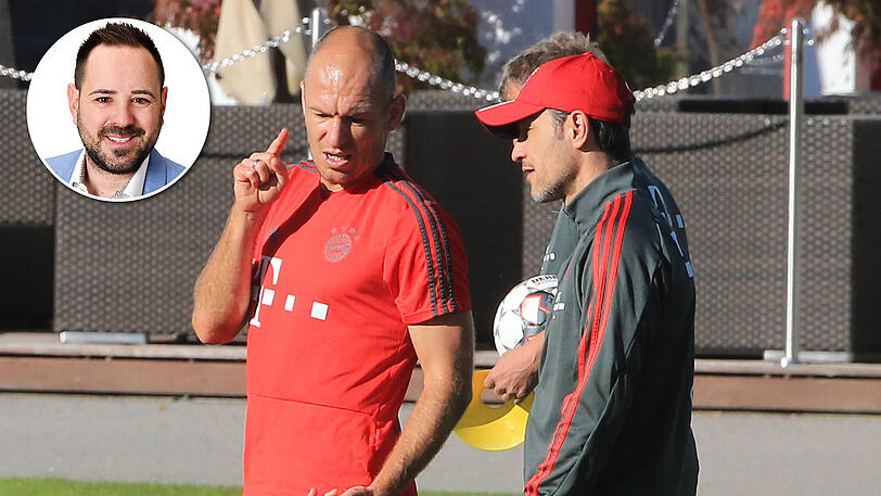 Wohl keine besten Freunde: Arjen Robben (li.) und Niko Kovac vom FC Bayern.