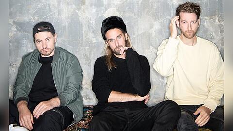 Raffael "Raffi" Kühle, Jonas Schubert und Moritz Rech (v.l.) sind mit ihrem neuen Album "DREI" zurück.