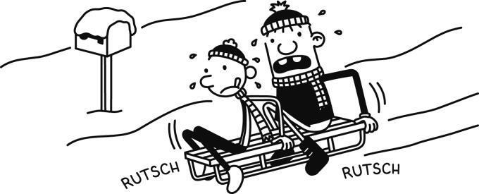 Unbehelligt von der Klimaerwärmung: Greg und sein bester Freund Rupert geraten schneereich ins Rutschen.