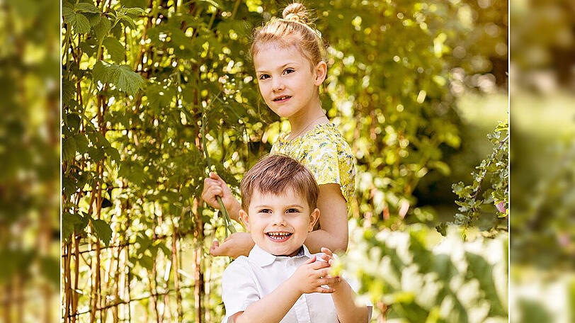 Estelle und Oscar von Schweden genießen den Sommer.