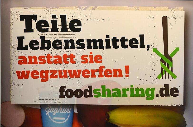 So werben die Foodsharer für ihre Initiative, Lebensmittel zu teilen