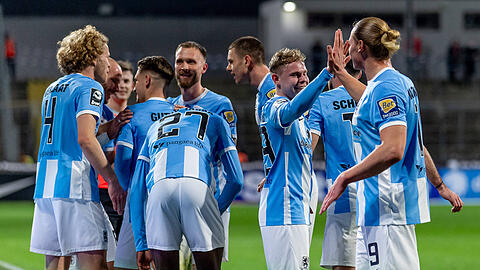 Es geht einfach weiter. Auch den Halleschen FC bezwang der TSV 1860 am Sonntagabend. Die Positivserie lässt auf mehr hoffen.