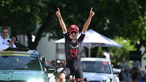 Der neue deutsche Straßenradmeister: Marco Brenner.