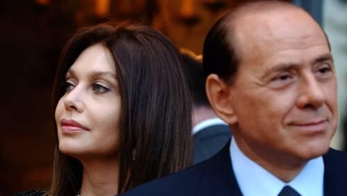 Schauen sich nicht mehr an: Silvio Berlusconi und seine Noch-Ehefrau Veronica Lario. Schauen sich nicht mehr an: Silvio Berlusconi und seine Noch-Ehefrau Veronica Lario.