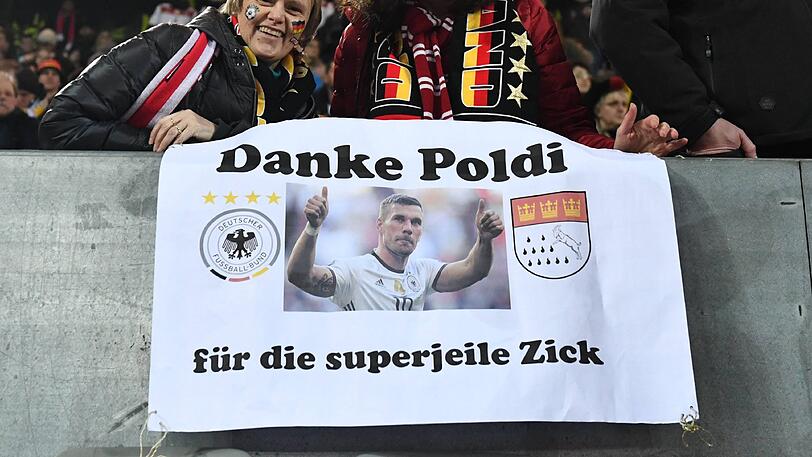 Lukas Podolski verabschiedet sich aus der deutschen Nationalmannschaft.