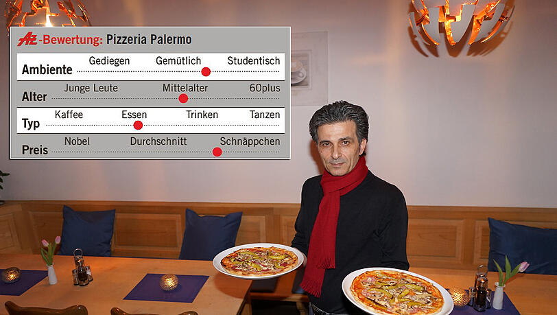 Ein Gastronom, der Günstiges anbietet: Hüseyin Kilic in seiner Pizzeria Palermo in der Passauerstraße. Ein Gastronom, der Günstiges anbietet: Hüseyin Kilic in seiner Pizzeria Palermo in der Passauerstraße.