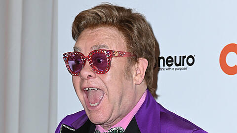 Elton John auf einem Event im Februar