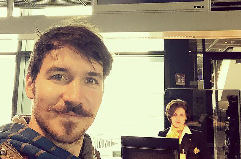 Dieses Bild postete Felix Neureuther kurz vor dem Abflug nach Nordamerika.