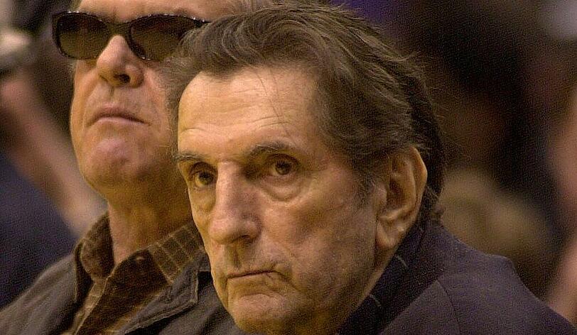 Harry Dean Stanton mit seinem Freund Jack Nicholson, 2001.
