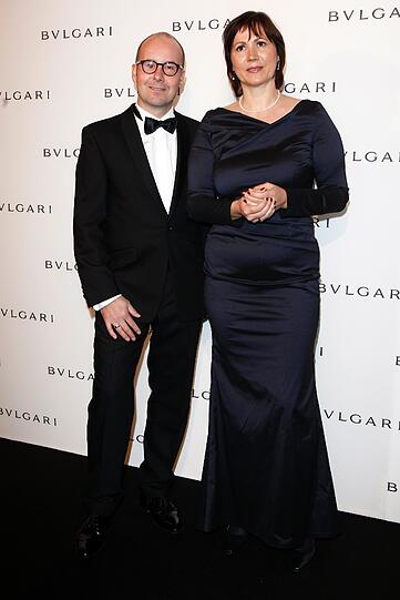 Christian Konrad (Geschäftsführer Bulgari Deutschland GmbH), Kathrin Wieland (Geschäftsführerin Save The Children, Deutschland)