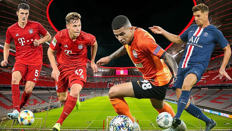 Außenverteidiger-Optionen (v.l.): Benjamin Pavard, Joshua Kimmich sowie Dodo und Thomas Meunier.