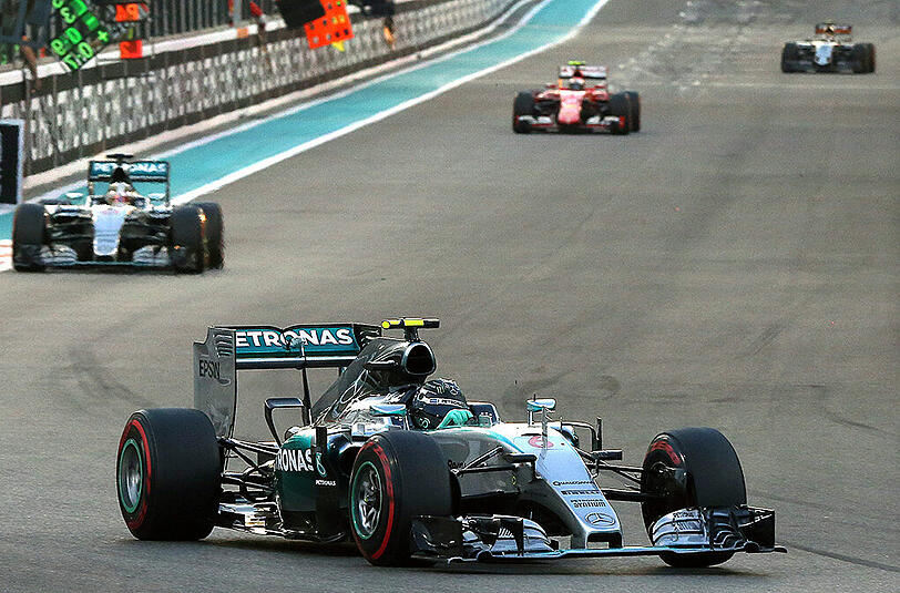 Vom Start weg dominierte Nico Rosberg das Rennen.