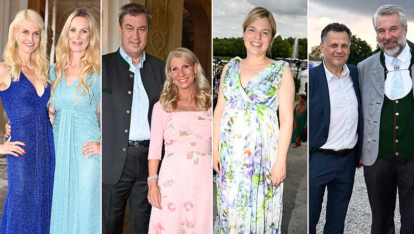 Zum Sommerempfang des Bayerischen Landtags erschienen zahlreiche prominente Gäste, darunter auch Markus und Karin Söder sowie Kathrin Schulze, die im Herbst ihr zweites Kind erwartet. Zum Sommerempfang des Bayerischen Landtags erschienen zahlreiche prominente Gäste, darunter auch Markus und Karin Söder sowie Kathrin Schulze, die im Herbst ihr zweites Kind erwartet.