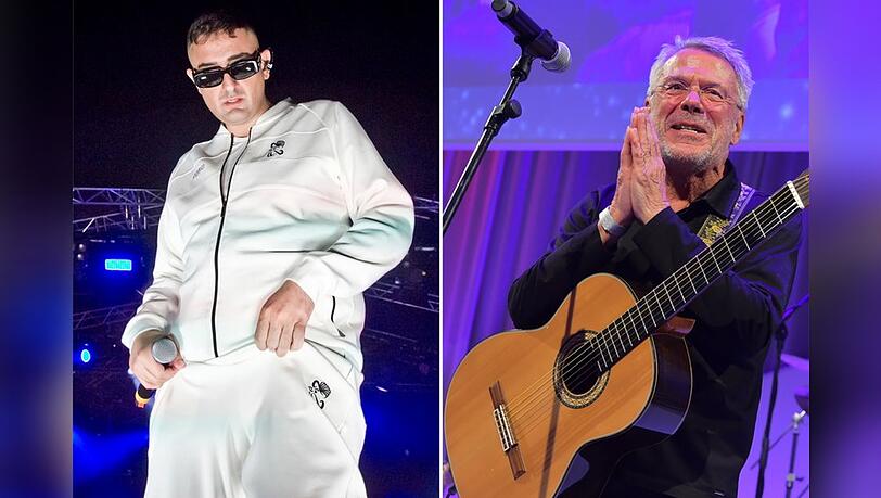 Fruchtbare Kollaboration: Rapper Haftbefehl und Liedermacher Reinhard Mey.