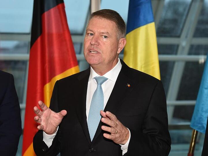 Klaus Werner Iohannis, rumänischer Staatspräsident, fordert mehr Gewicht Europas auf der Weltbühne. Foto: Felix Hörhager/Archivbild