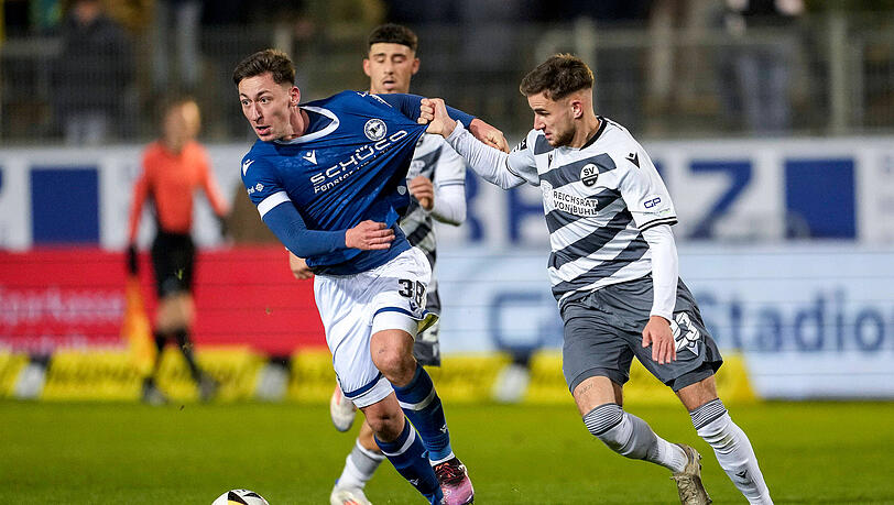 Ex-Löwen unter sich: Marius Wörl (links) und Niklas Lang. Ex-Löwen unter sich: Marius Wörl (links) und Niklas Lang.