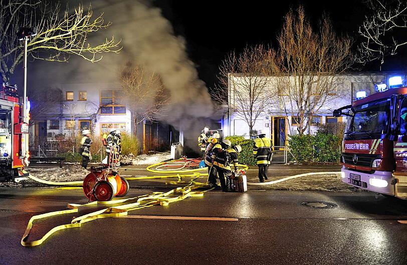 In dieser Tiefgarage in der Bajuwarenstraße war das Feuer ausgebrochen.