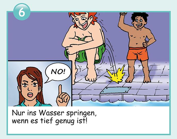 Regel 6: Vorsicht beim Springen!