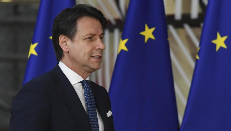 Italiens Ministerpräsident Giuseppe Conte droht mit Rücktritt. Italiens Ministerpräsident Giuseppe Conte droht mit Rücktritt.