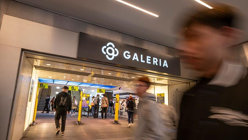 Das Galeria Kaufhaus am Marienplatz im Zentrum der bayerischen Landeshauptstadt.