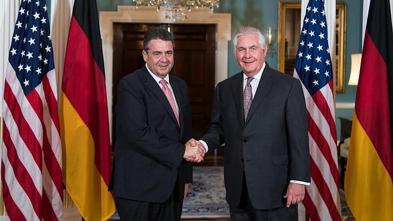 Außenminister Sigmar Gabriel bei seinem Amtskollegen Rex Tillerson in Washington, D.C.