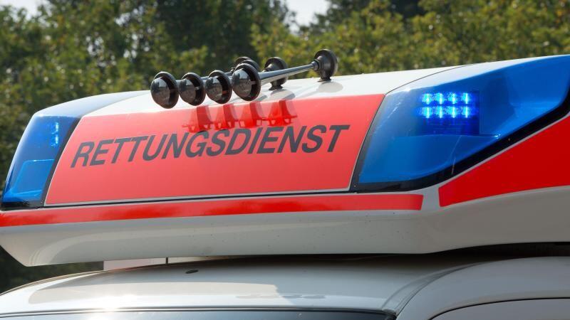 Blaulicht an einem Fahrzeug des Rettungsdienstes. Foto: Soeren Stache/Archivbild