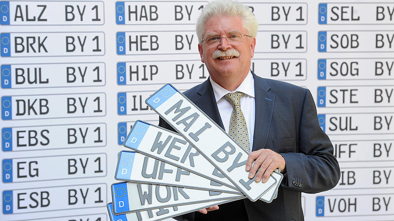 Altkennzeichen erfreuen sich in Bayern großer Beliebtheit.